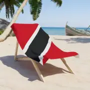 Trinidad & Tobago Flag Beach Towel | Quality & Long Lasting - 2 Sizes | Trinidad