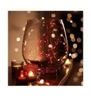 Apothecary & Co: 62 LED Light String, Battery-Powered, Timer: 10 Ft, Red