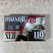Maxell XLII 110 High Bias Blank Cassette Tape New Sealed