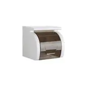 Sucker Wall Mounted Toilet Paper Holder Bathroom Fixture Plastic Roll Paper Holders With Mobile Phone Storage Rack