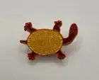 Aboriginal Long Neck Turtle Pin Metal Australian Hat pin badge