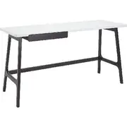 Morey Study Desk Black/White