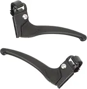 2pcs Wheelchair Hand Brake Wheelchair Hand Brakes Mobility Scooter Grips Holder Wagon Cart Scooter Stroller Foldable Wheels Wheel Car Seat Handle Clutch Handles Clutch Metal Black