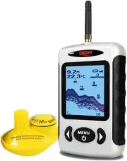 Wireless Fish Finder Sonar Sensor Portable Depth Fishfinder 2.2" LCD for Fishing