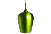 Ernani Metal Wine Glass Cord Drop Pendant Light Lamp High Gloss Finish- Green.