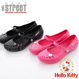 ~ 街頭巷口 ~ Hello Kitty 凱蒂貓 休閒 戶外 戲水 防水 娃娃鞋 桃紅色