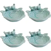 4PK LVD Rose Plate Sky Decorative Display Home Kitchen Decor