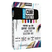 Pebeo Setacolor Leather Material Paint Selection Box Creative Art Painting