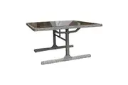 CARLTON - Outdoor Wicker Dining Square Table