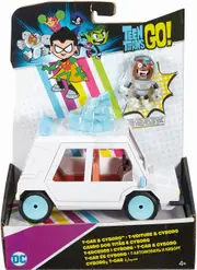 Teen Titans Go! T-Car & Cyborg Vehicle & Figure Action Figure