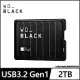 WD BLACK 黑標 P10 Game Drive 2TB 2.5吋電競行動硬碟 公司貨