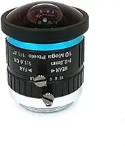 HD 10 Megapixel 4K CS Mount Lens 2.8mm 1/1.8" F1.6 Industrial Lens for Surveillance IP Security Cameras