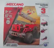 Erector by Meccano Rescue Squad 3 in 1 Models S.T.E.M Building Set 15202 Metal