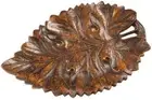 Plaque MOUNTAIN Lodge Fall Leaf Resin Hand-Painted Hand-Cast Painted
