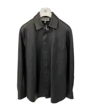Puzzle shirt in nappa lambskin IT52,IT44 black