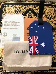 Louis Vuitton FIFA 2018 World Cup Luggage Tag Australia Collectible New in box