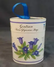 NOS 1984 Crabtree & Evelyn Gentian Swiss Glycerin Soap, 10.5 Oz, 3 x 100gr