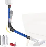 Foldable Extension Wand Compatible with Dyson V7 V8 V10 V11 V15 Cordless Stick Vacuum Accessories, Upgrade Quick Release Wand Compatible with Dyson Stick Vacuum Attachments (Blue)
