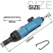 1/4" Air Screwdriver Pneumatic Screw Driver Industrial Adjustable Drill 9000RPM