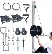 Pulley System Gym Power Rack Attachments Smith Machine Attachments Cable Pulley