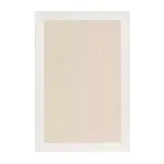 Beatrice Framed Linen Fabric Pinboard, 18x27, White