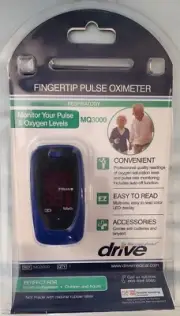 Fingertip Pulse Oximeter MQ3000 Drive Medical Blood Oxygen Meter NIOP