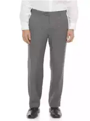 Covington Classic Perfect Dress Pant Flat Front Size 30x30 MED Grey