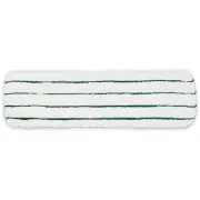 10 Pcs 3M 18'' Microfiber Flat Mop Head Finish Pad W/ Green Scrubbers 55594
