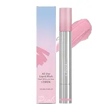 Liquid Blush,Long Wearing Blush - Blendable Color Lightweight All-Day Liquid Blusher for Eyes and Cheeks Makeup