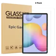2 Pack Tempered Glass Screen Protector For Samsung Galaxy Tab S7 FE 12.4" T730