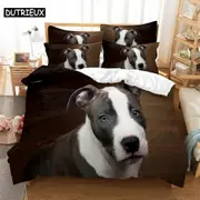 a2160 Bed Sheets HD Digital Printing Custom Duvet CoverComforterQuiltBlanket case Bedding quilt cover Black Dog3-Piece Bedding Set (1 Duvet Cover +