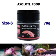 70g. Size-S Reptile Axolotl Food Salamander Fresh Water Sinking Pellets.