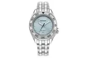 Citizen Eco-Drive Blue Dial Stainless Steel Dress Women's Watch (FE6161-54L)