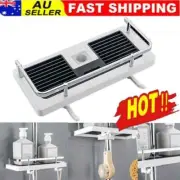 Pole Shower Caddy Tray Holder Shower Storage Rack Organiser Bathroom Tray ShelEV