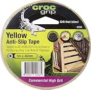 CROC grip Commercial High Grit Yellow Anti-Slip Tape -48mm x 5m