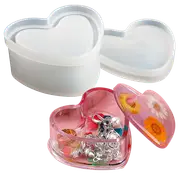 Urban Crafter Heart Box Silicone Mould 8x7.2x3.7cm