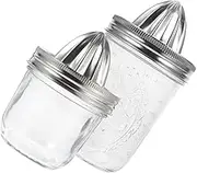 2Pcs Manual Citrus Juicer Orange Lemon Squeezer for Home Kitchen and Easy to Use Present for Friends and Family Compact Design for Convenient Storage