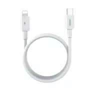 Remax 18w Fast Charging Data Cable Type C To Lightning 1m 2.1A White #RC-135L...