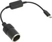 Cigarette Lighter USB Charger USB C to 12V Car Cigarette Lighter USB Female Cigarette Lighter Converter Power Adapter Converter, USB to 12V DC Adapter for Car Electronics