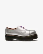 NIB*Womens*Dr. Martens Valentine 1461*MadeMe Oxford shoes*Sz 6*Silver*Doc Marten
