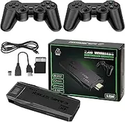 OUTUO Retro Game Console Video Gaming: 4K HDMI Mini NES Classic Edition Game Stick with 64G TF Emulator, 2.4G Wireless Controllers, Plug and Play Video Games for TV (64G 20000+ Games M11)