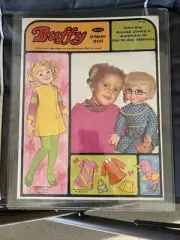 1968 BUFFY Family Affair Uncut Paper Doll set by Whitman with Mrs. Beasley