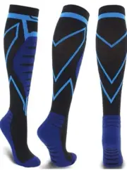 Keskale Compression Socks for Men & Women 20-30 mmHg, Knee High Cushioned L/XL