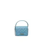 Love Moschino Quilted Crossbody Bag JC4172PP0CKE0002 Women Light Blue Handbags