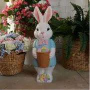 CRACKER BARREL BLUE BUNNY WITH EGGS BLOW MOLD 24 INCH BRAND NEW READY TO SHIP!