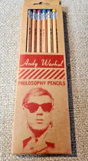 Andy Warhol Philosophy Pencils by Galison in Taiwan NEW Original Guggenheim Tag!