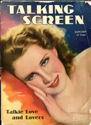 MAG: Talking Screen Magazine #1 1930- Enoch Bolles- Sherlock Holmes- Green Go...