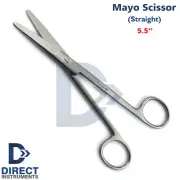 Mayo Scissors Straight 5.5'' Surgical Dissecting Blunt Operating Veterinary Lab