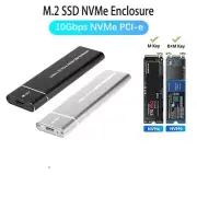 USB3.1 to M.2 NVME SSD Hard Storage Case 10Gbps External Enclosure USB-C Drive