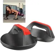 Pushup Stands Pushup Bars Pushup Handles with Round Base - Staunchly Stand on The Ground - Non-Slip